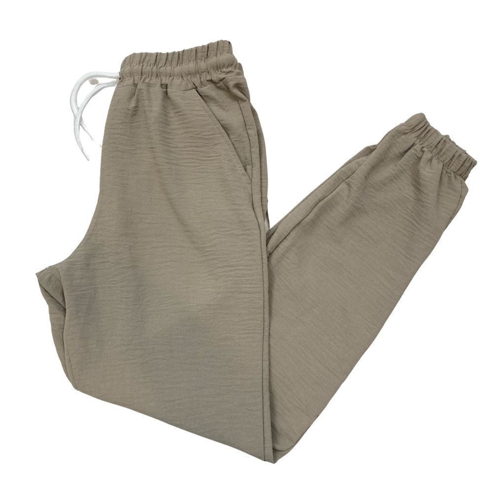 Prenses Brand Lightweight Beige High‎ Rise Joggers Size XL